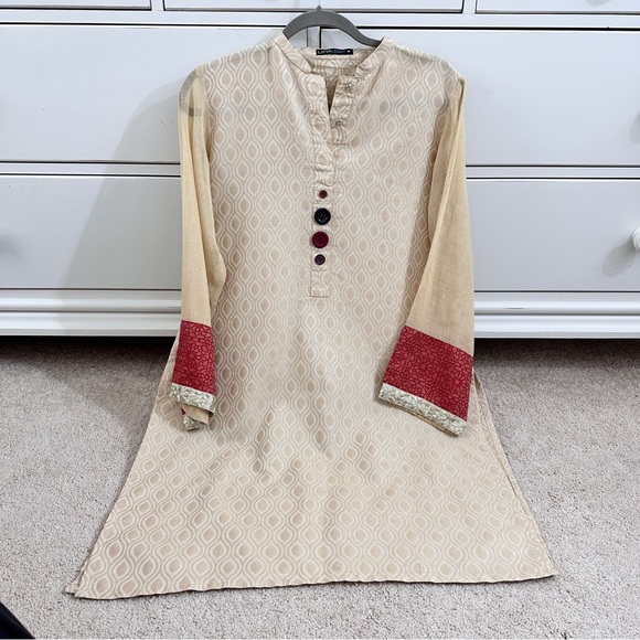 Pakistani limelight jacquard shirt - Picture 4 of 7